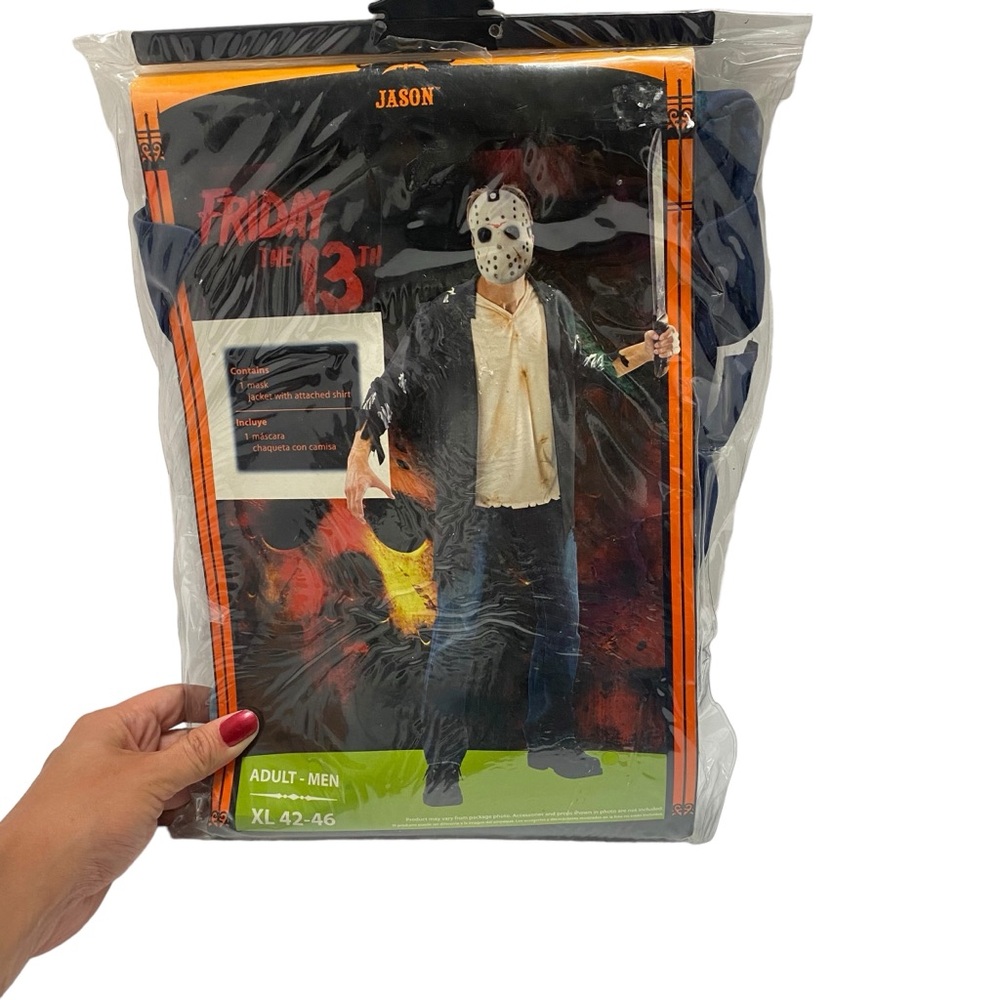 Jason Halloween Costume Mens Size XL